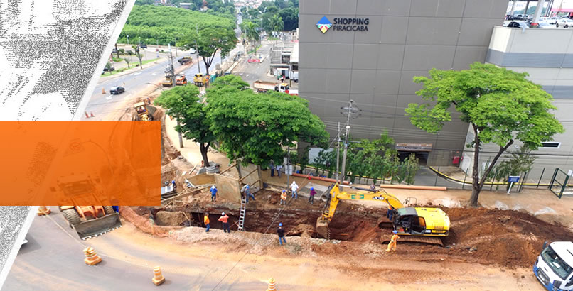 Drenagem Externa - Shopping Piracicaba